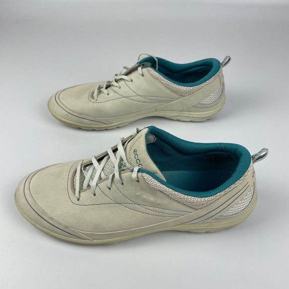 Ecco Arizona Women's Size 38 EU 7/7.5 US Casual Sneakers Cream - Picture 4 of 8